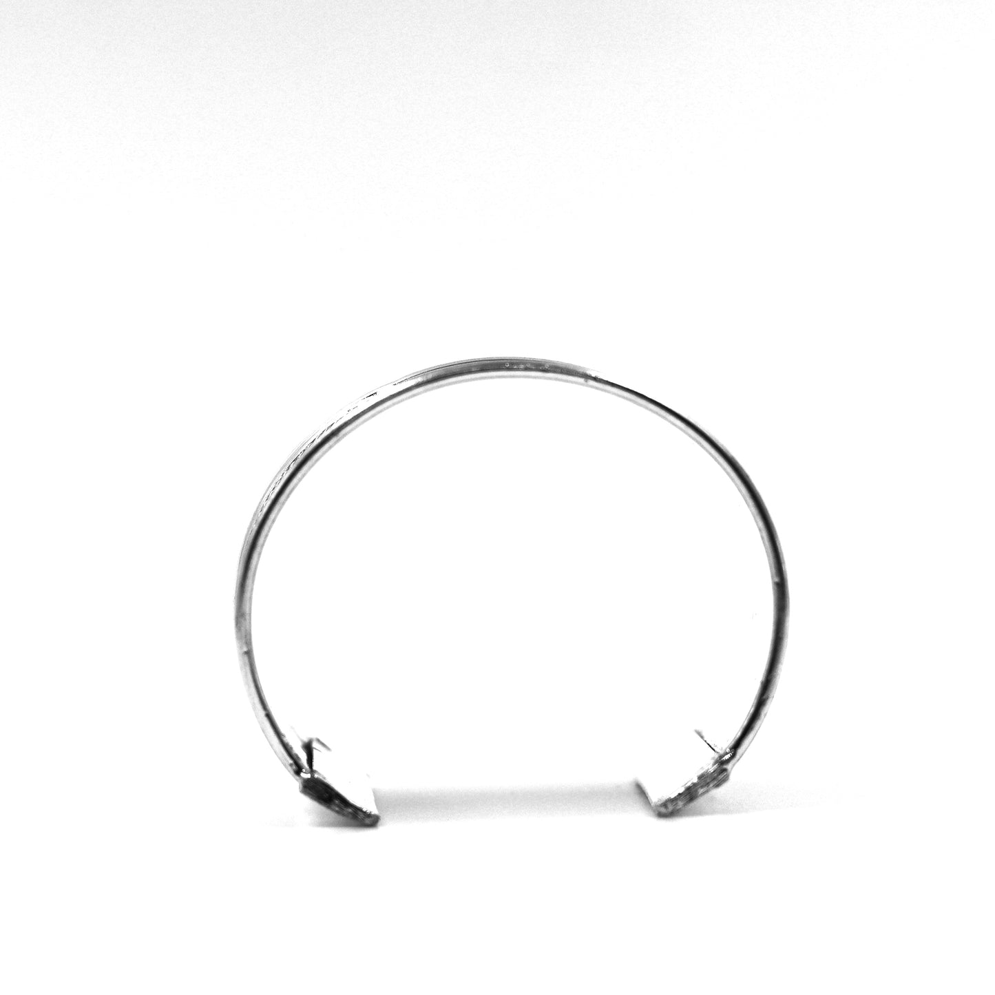 DIVAMAS silver-plated brass floral cuff bangle bracelet with engraved floral detailing, handcrafted statement jewelry for women_06