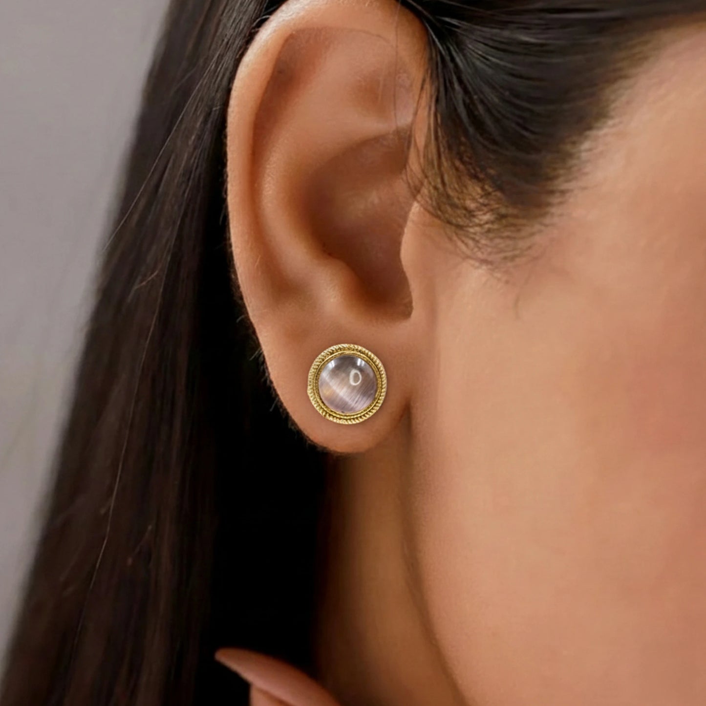 Monalisa Stone Stud Earrings – Elegant Simplicity by DIVAMAS