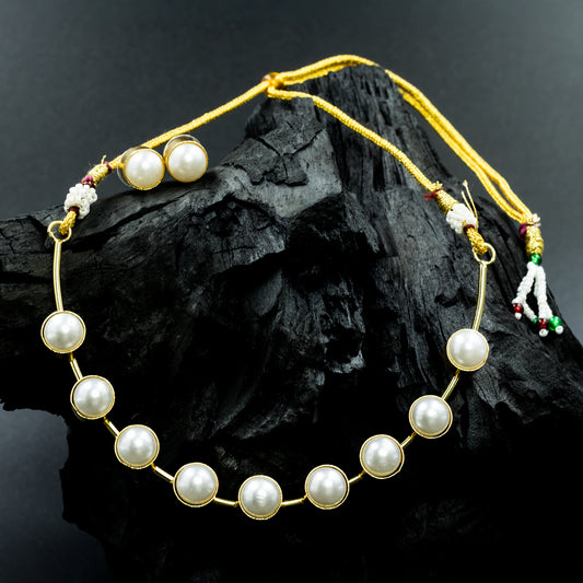 DIVAMAS yellow Meenakari jhumka earrings with floral enamel, antique silver dome, and pearl tassels_02

